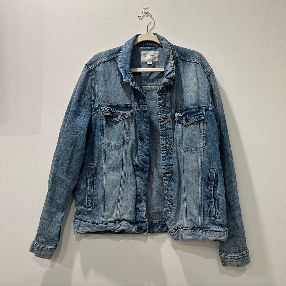 Oversized denim jacket